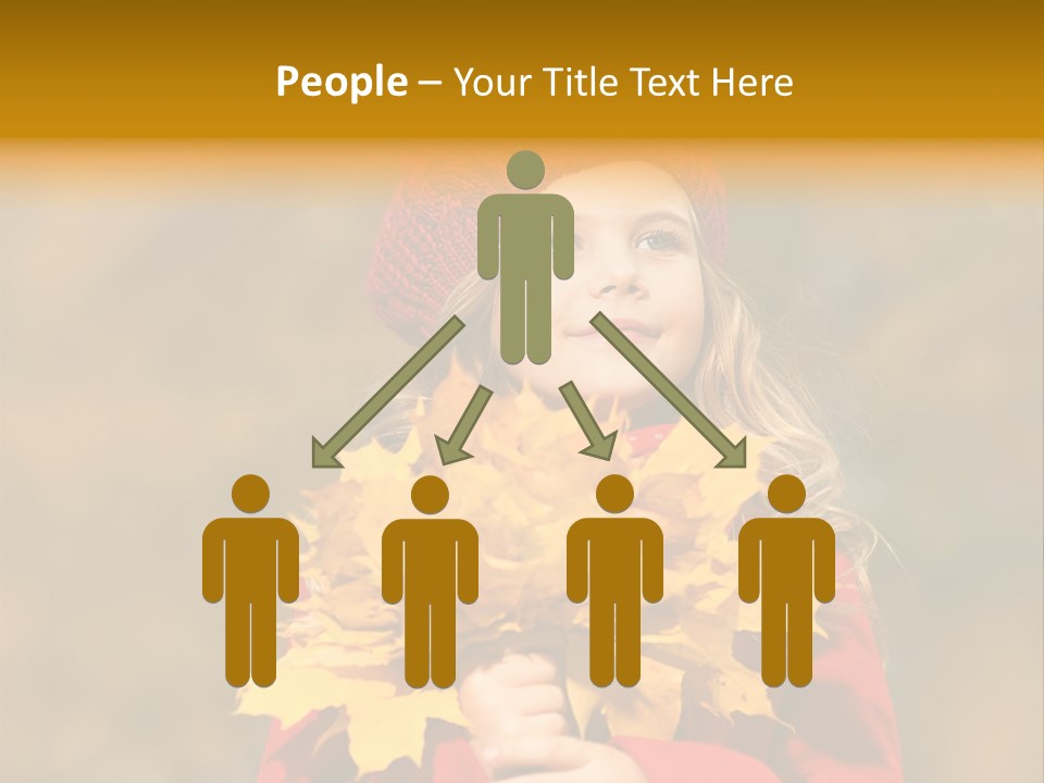 Outdoors Scarf Person PowerPoint Template