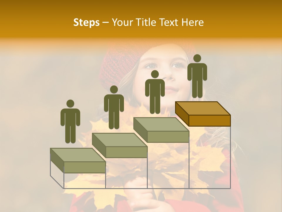 Outdoors Scarf Person PowerPoint Template