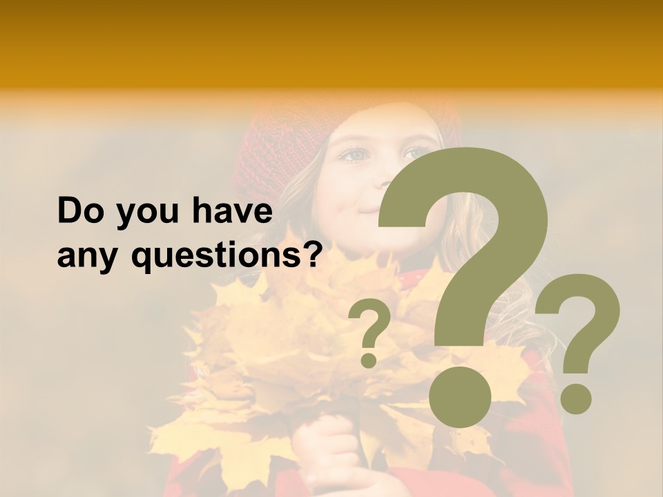 Outdoors Scarf Person PowerPoint Template