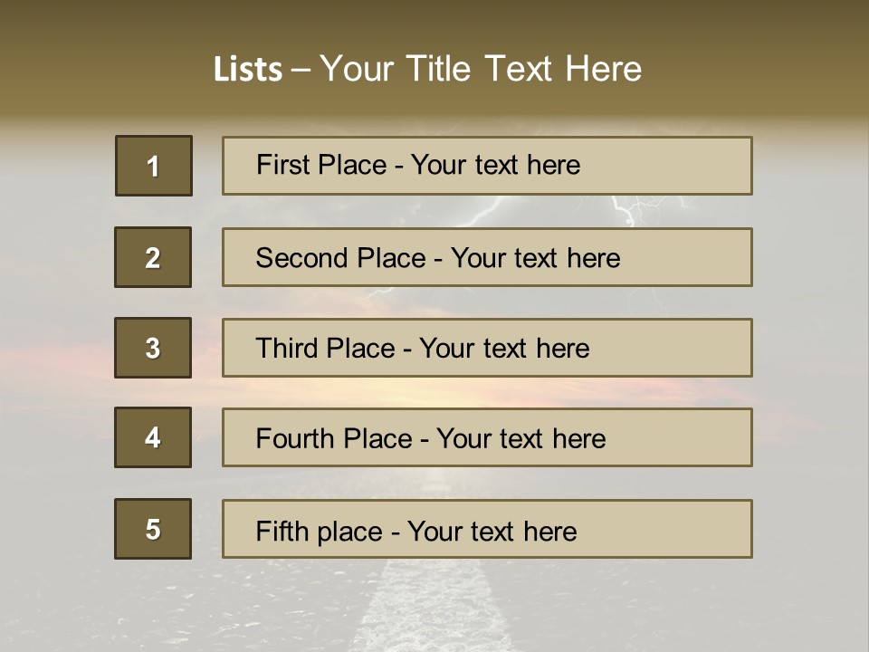 Street Success Closed PowerPoint Template