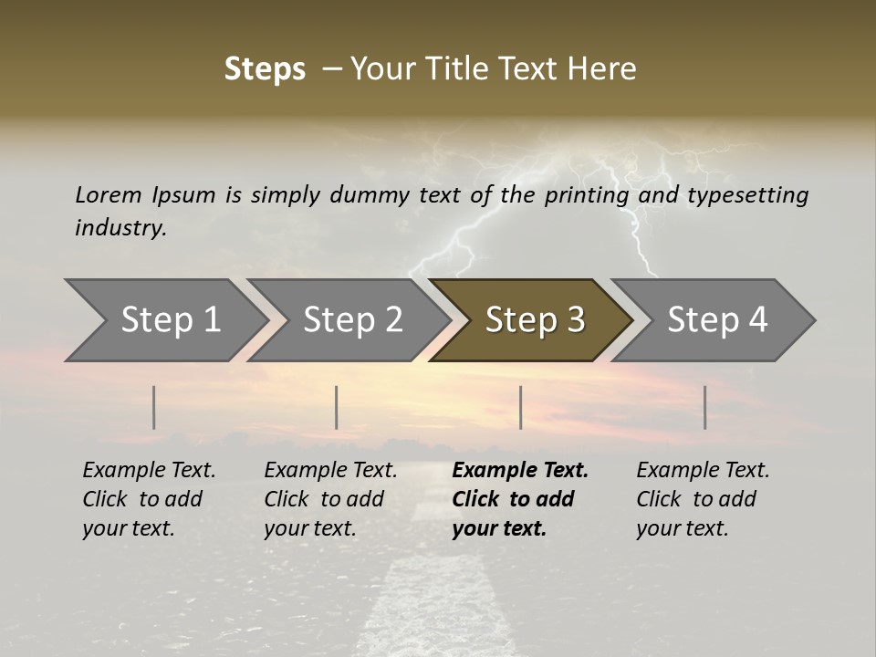 Street Success Closed PowerPoint Template