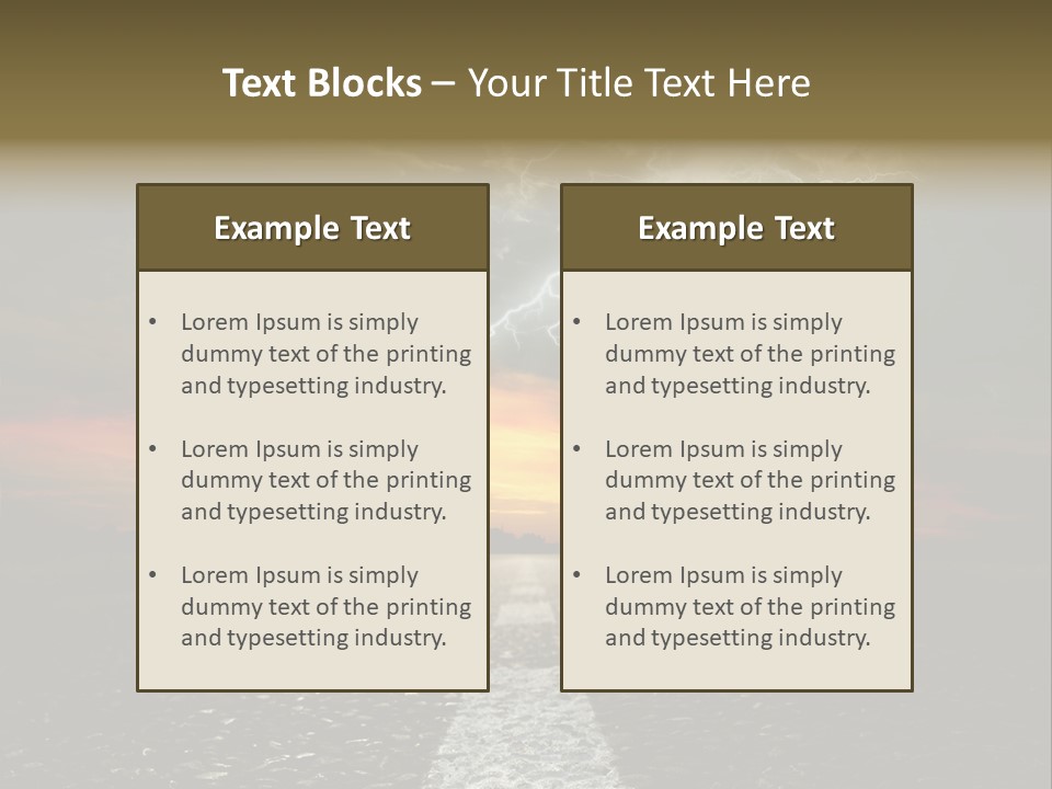 Street Success Closed PowerPoint Template