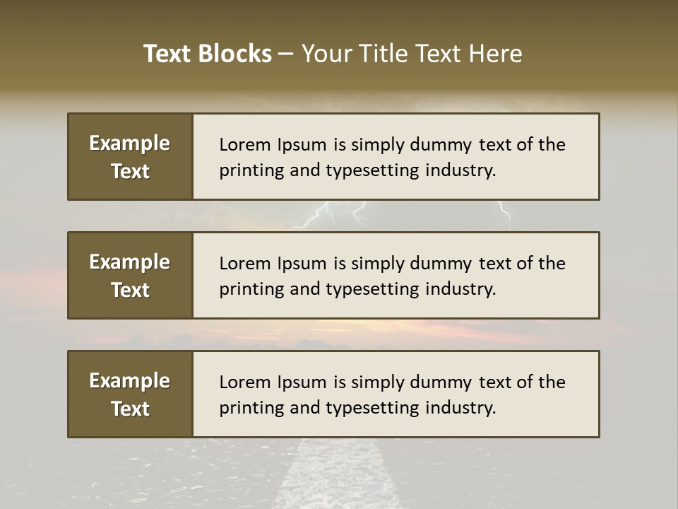 Street Success Closed PowerPoint Template