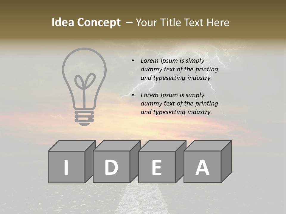 Street Success Closed PowerPoint Template