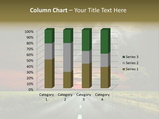 Cloud Travel Wheat PowerPoint Template