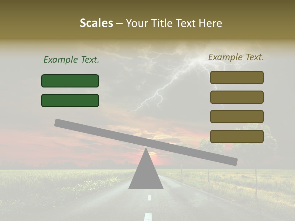 Cloud Travel Wheat PowerPoint Template