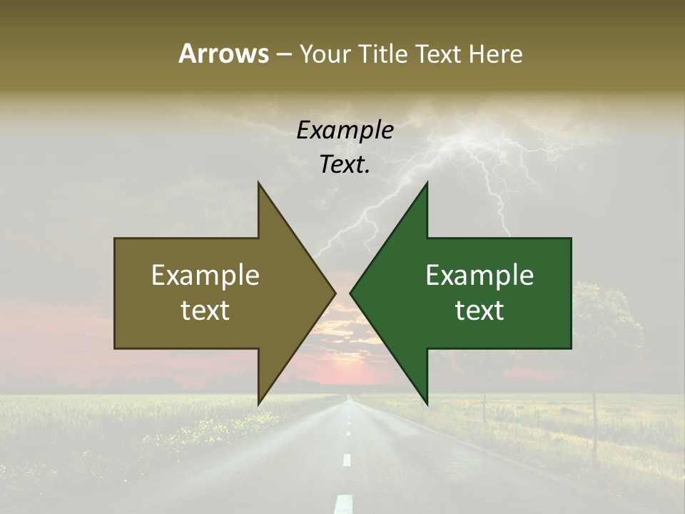 Cloud Travel Wheat PowerPoint Template