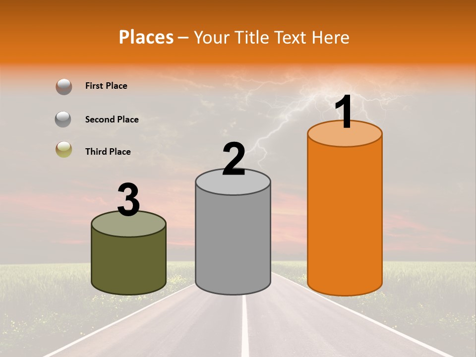 Asphalt Auto Environment PowerPoint Template