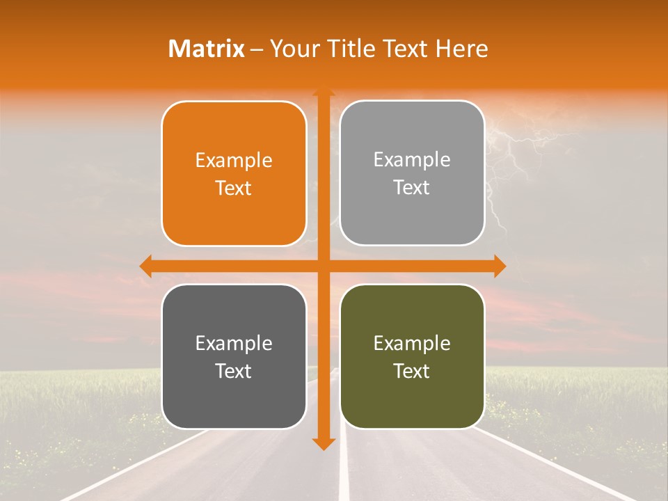 Asphalt Auto Environment PowerPoint Template