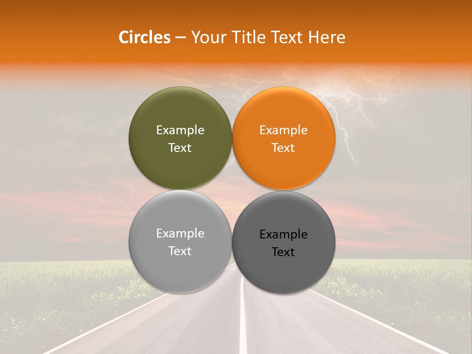 Asphalt Auto Environment PowerPoint Template