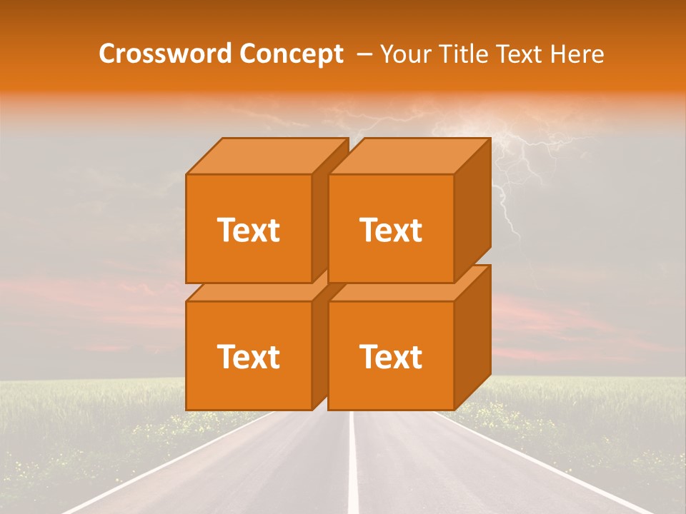 Asphalt Auto Environment PowerPoint Template