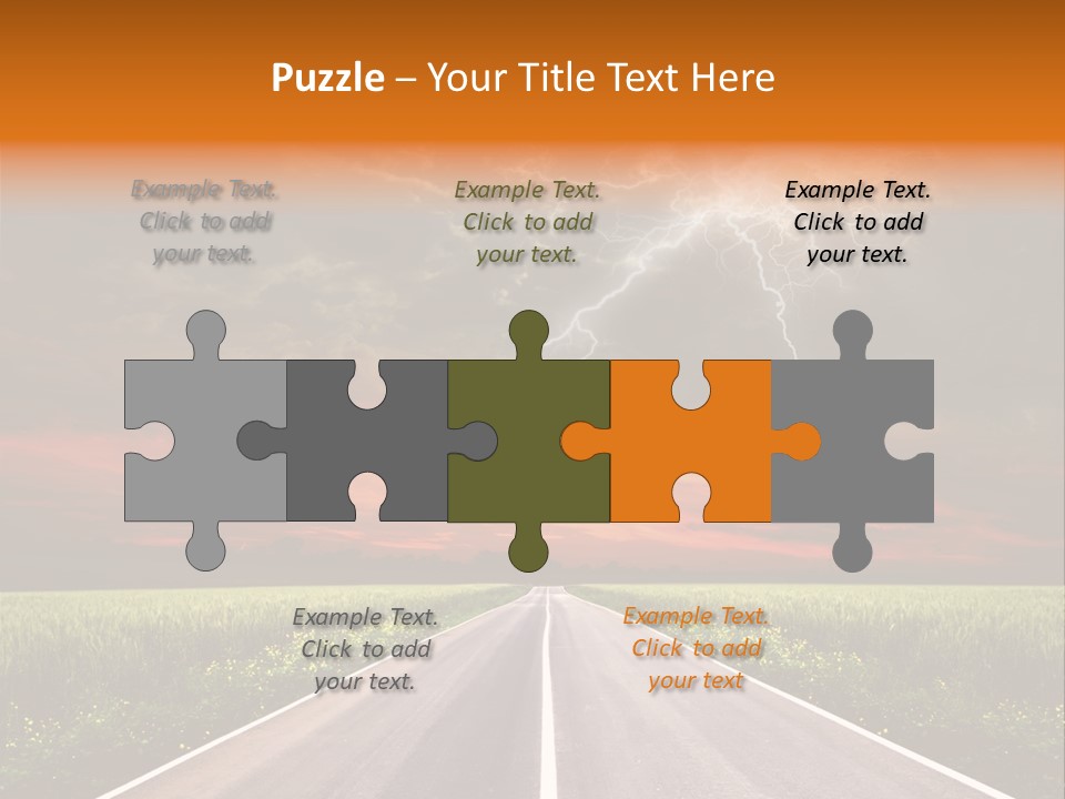 Asphalt Auto Environment PowerPoint Template