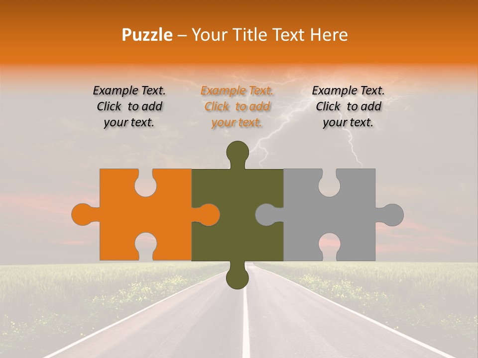 Asphalt Auto Environment PowerPoint Template