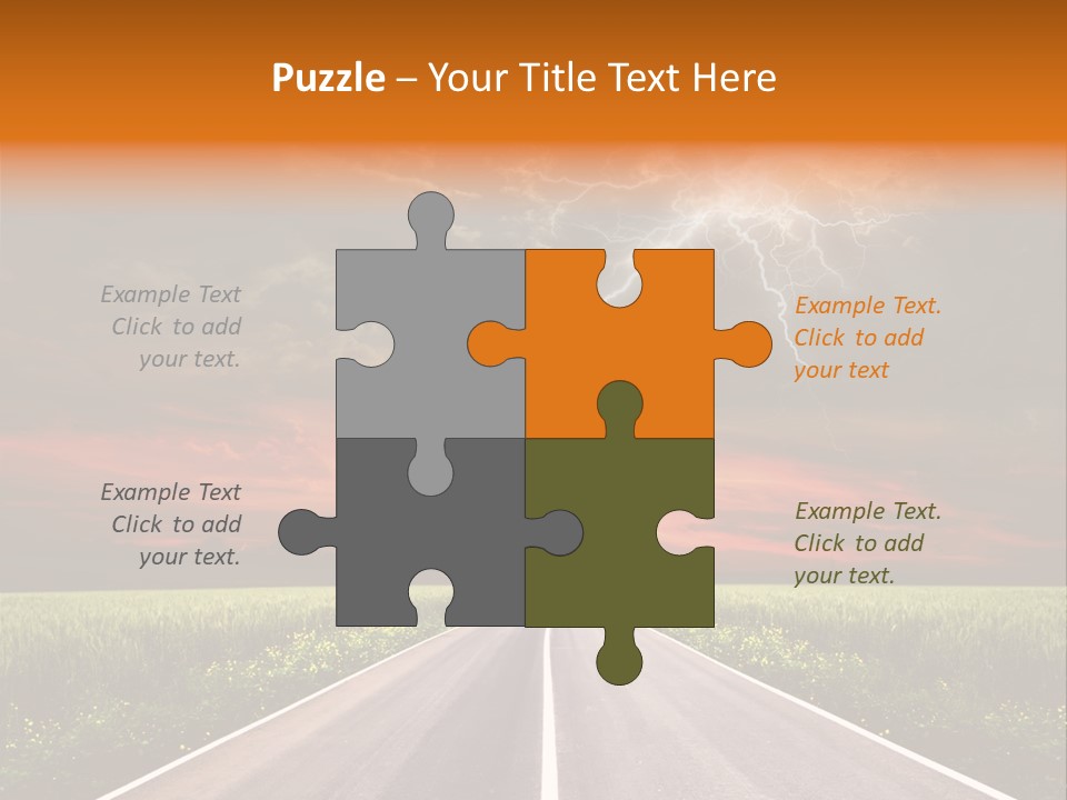 Asphalt Auto Environment PowerPoint Template