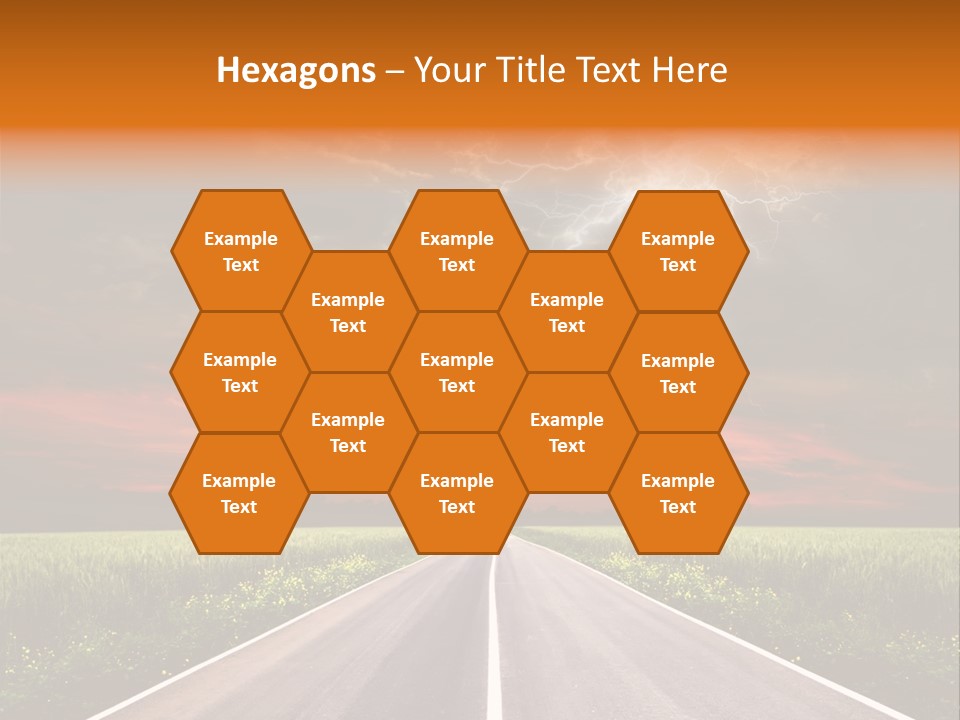 Asphalt Auto Environment PowerPoint Template