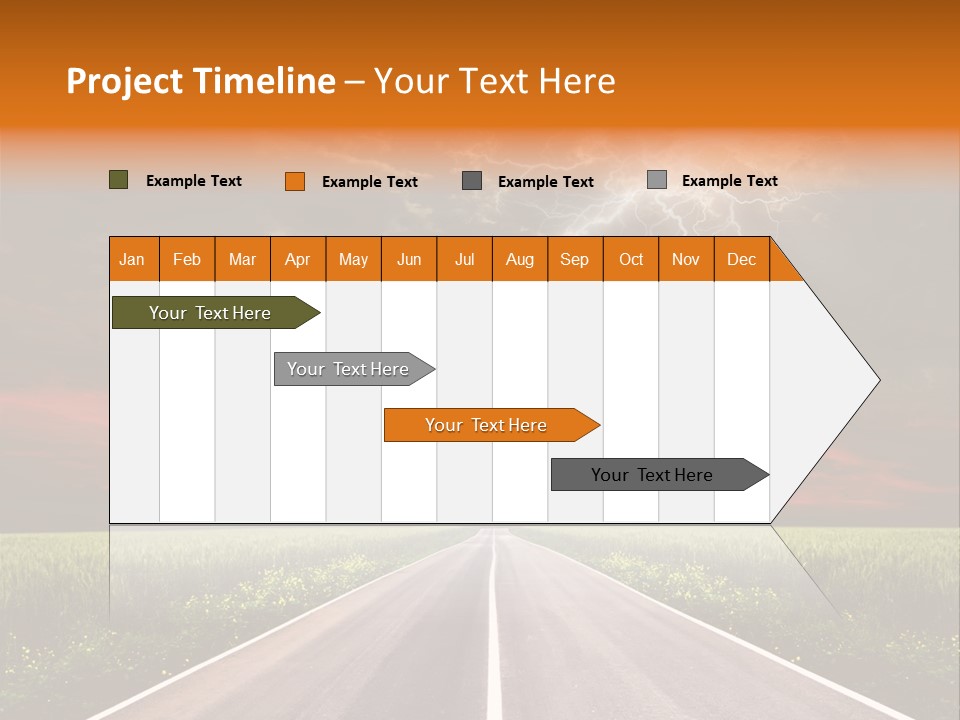 Asphalt Auto Environment PowerPoint Template