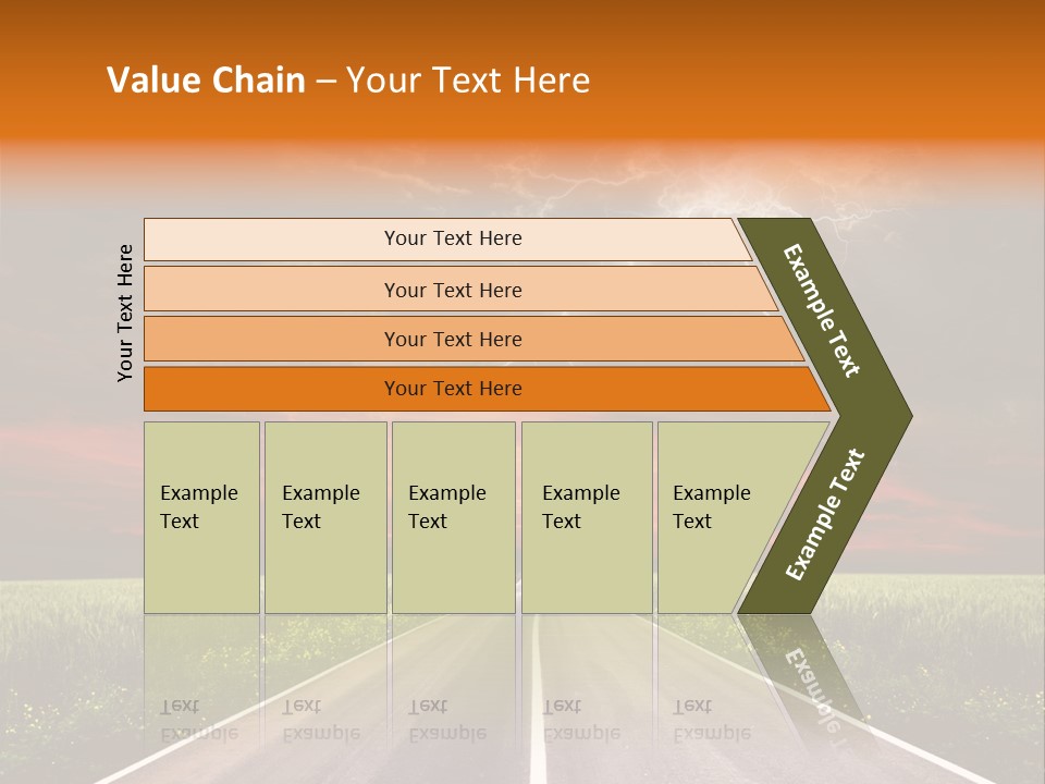 Asphalt Auto Environment PowerPoint Template