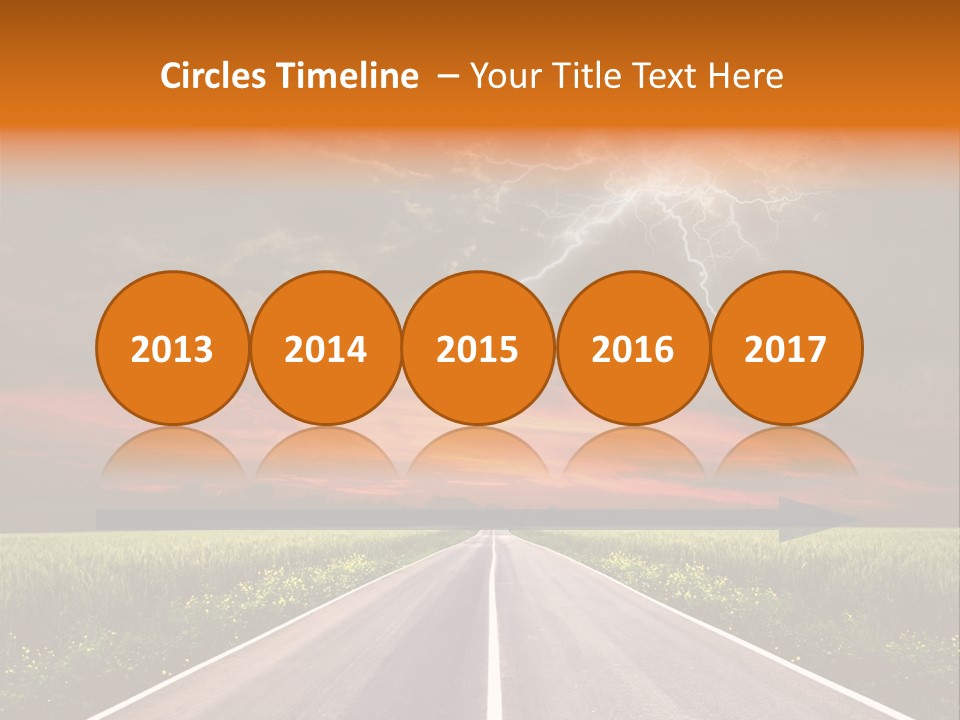 Asphalt Auto Environment PowerPoint Template