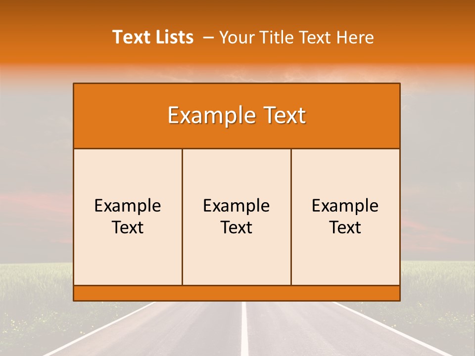 Asphalt Auto Environment PowerPoint Template