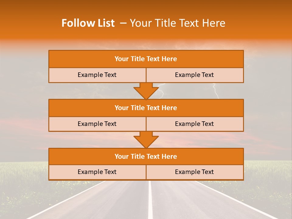 Asphalt Auto Environment PowerPoint Template