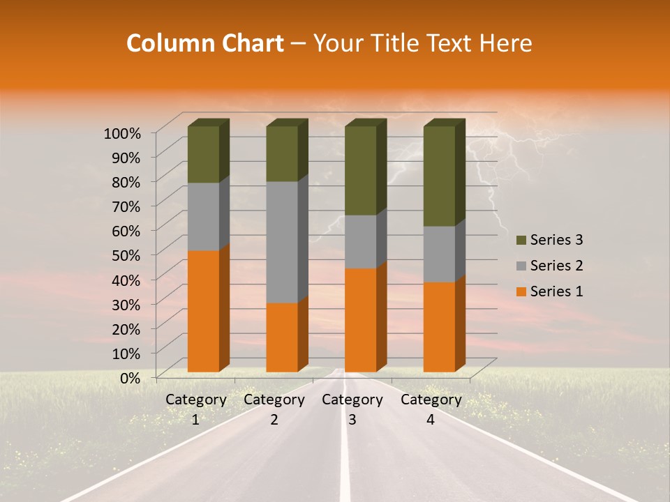 Asphalt Auto Environment PowerPoint Template