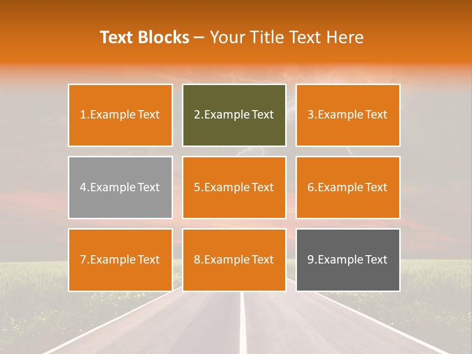 Asphalt Auto Environment PowerPoint Template