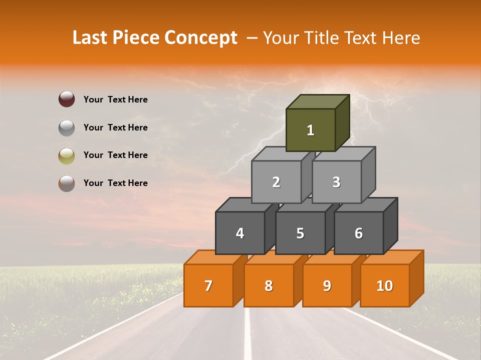Asphalt Auto Environment PowerPoint Template