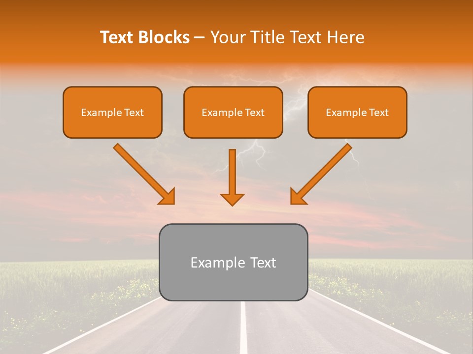 Asphalt Auto Environment PowerPoint Template