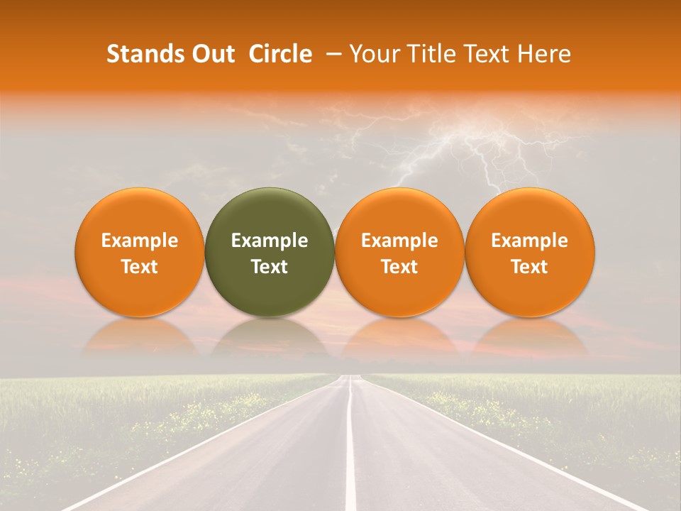 Asphalt Auto Environment PowerPoint Template