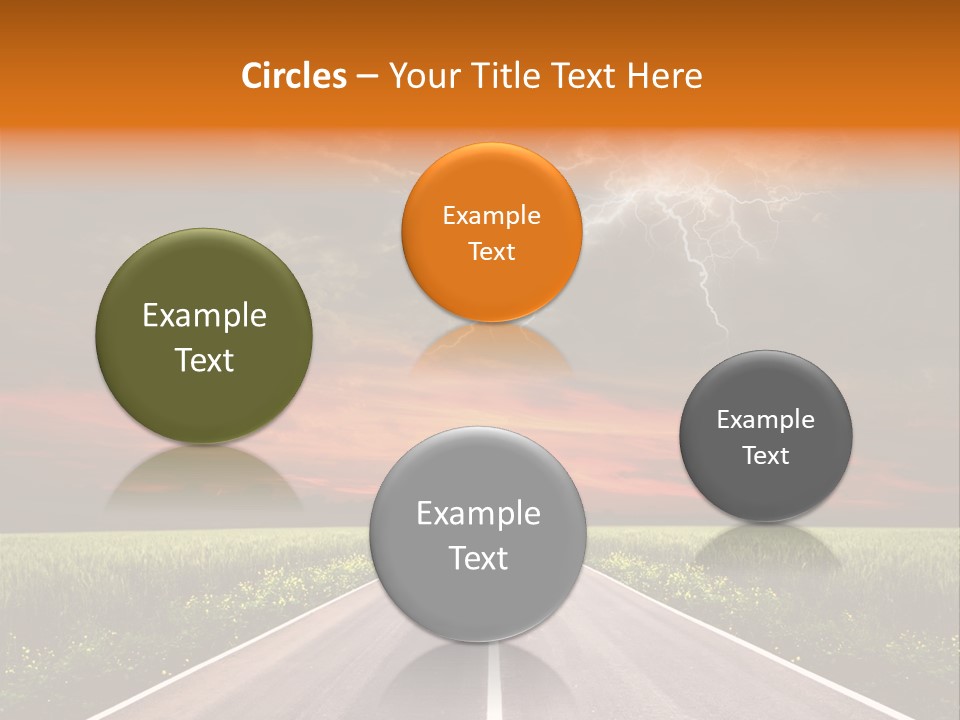 Asphalt Auto Environment PowerPoint Template