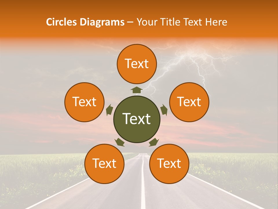 Asphalt Auto Environment PowerPoint Template
