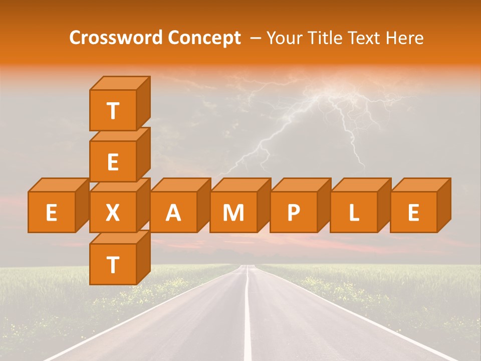 Asphalt Auto Environment PowerPoint Template