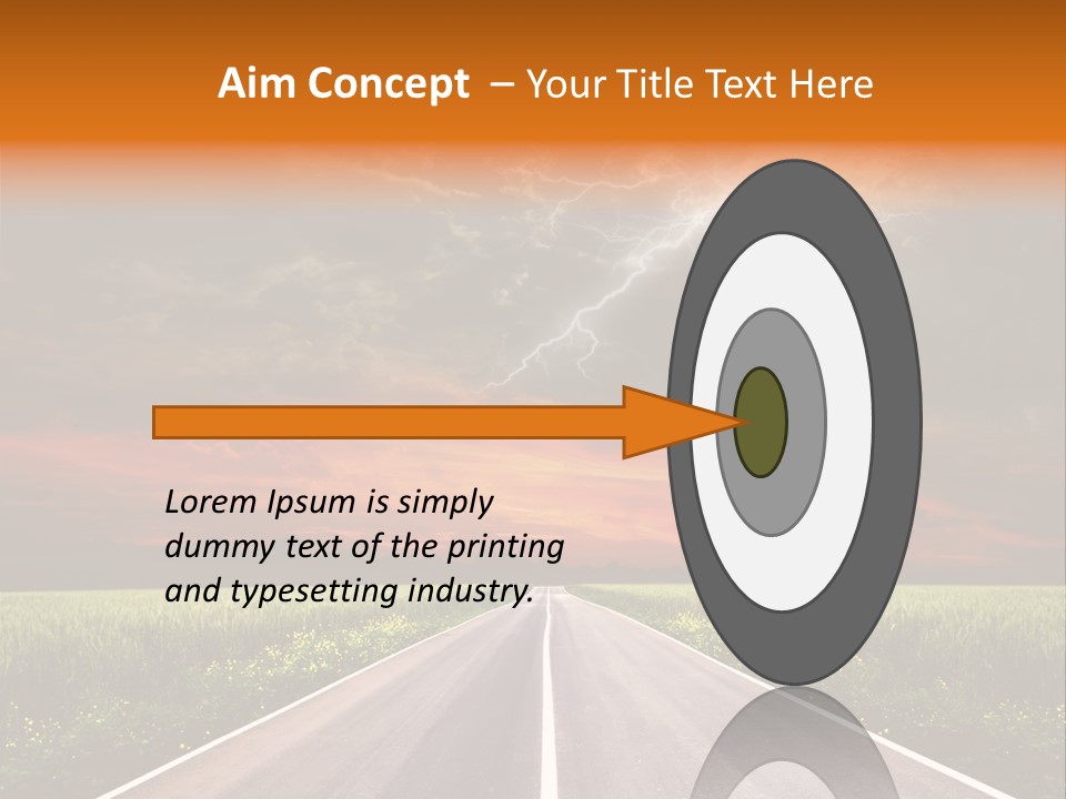 Asphalt Auto Environment PowerPoint Template
