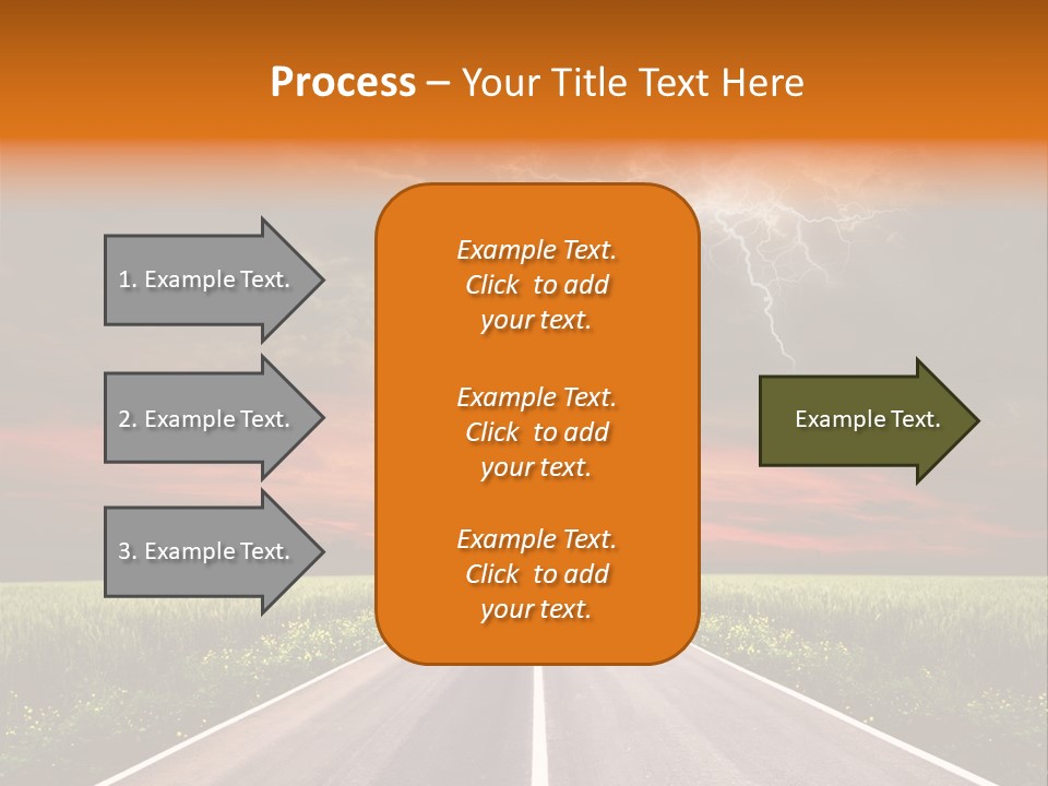 Asphalt Auto Environment PowerPoint Template
