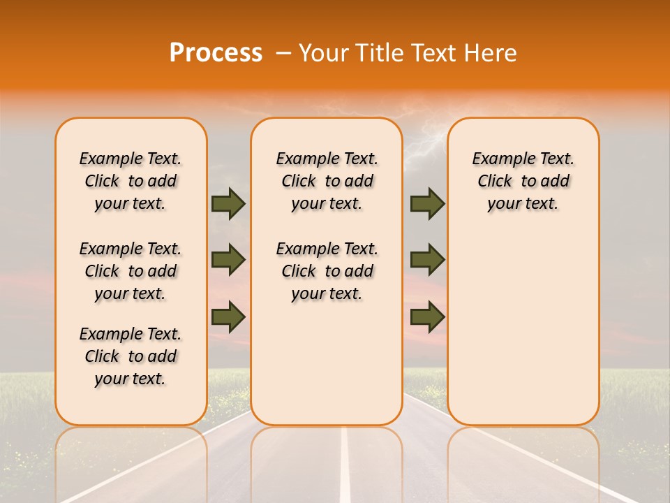 Asphalt Auto Environment PowerPoint Template