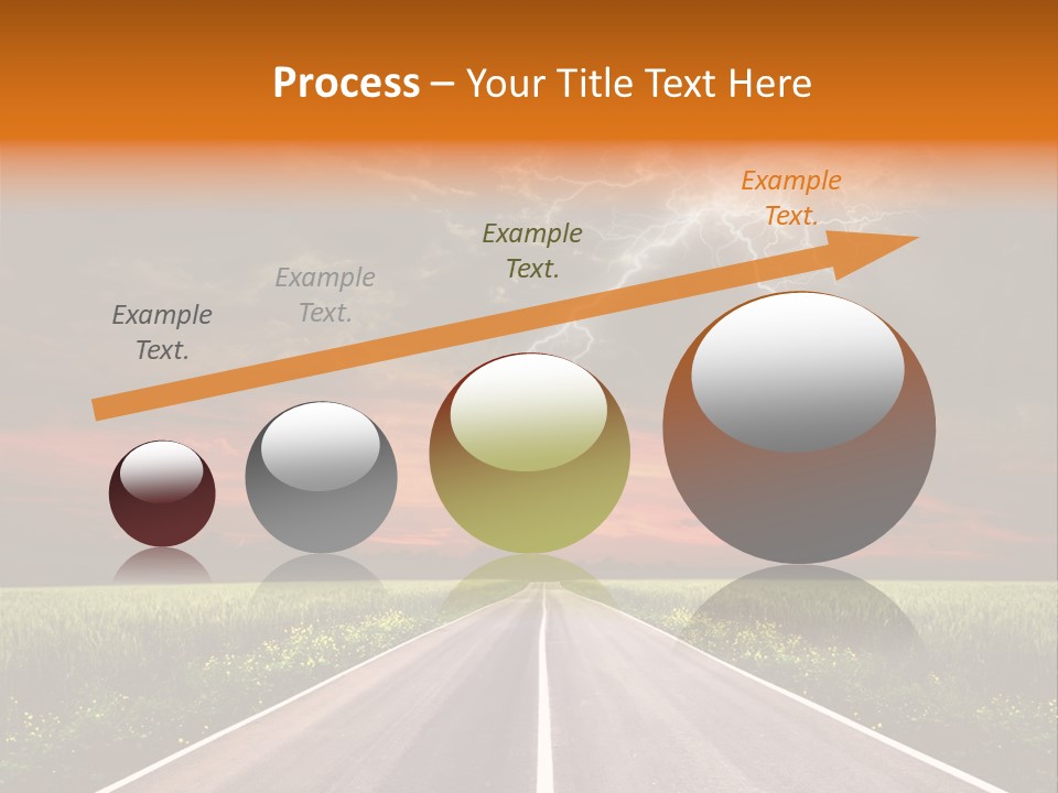 Asphalt Auto Environment PowerPoint Template