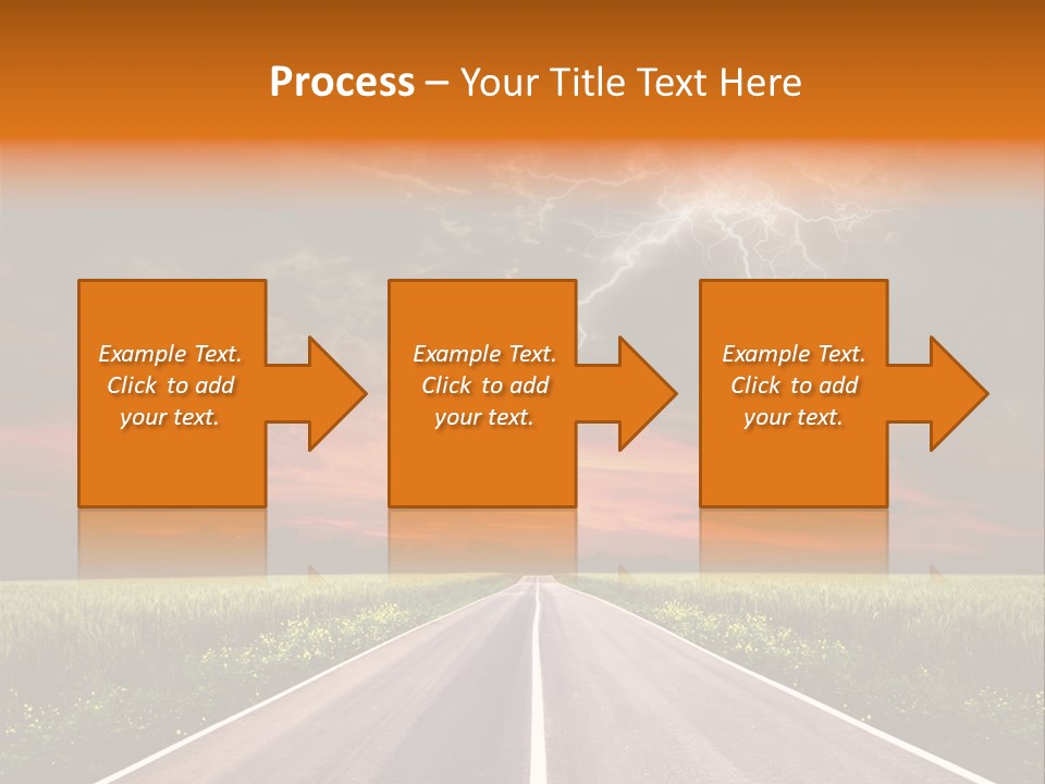 Asphalt Auto Environment PowerPoint Template