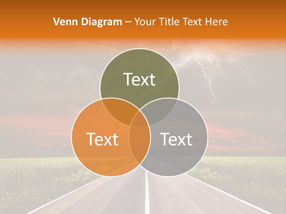 Asphalt Auto Environment PowerPoint Template