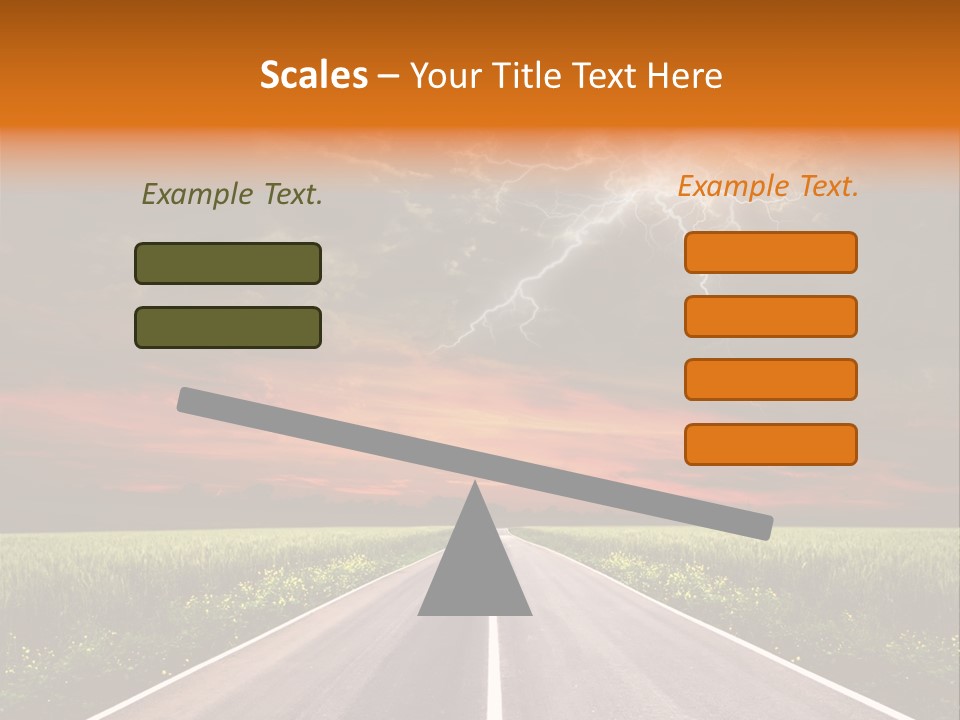 Asphalt Auto Environment PowerPoint Template