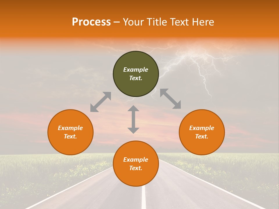 Asphalt Auto Environment PowerPoint Template