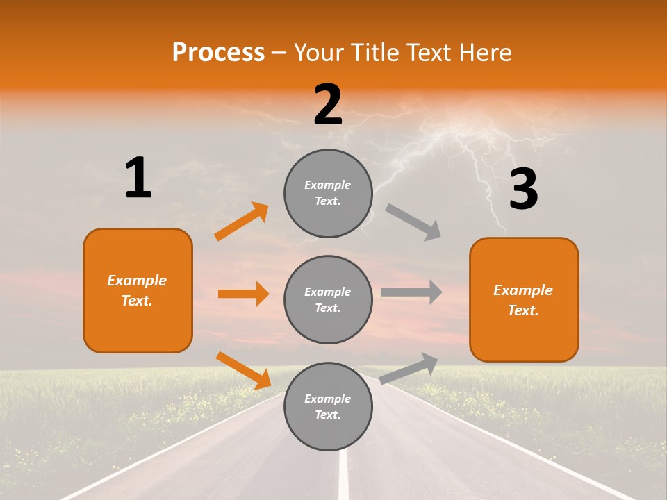 Asphalt Auto Environment PowerPoint Template