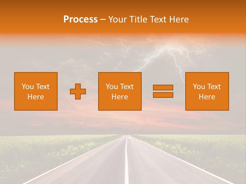 Asphalt Auto Environment PowerPoint Template