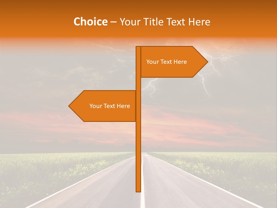 Asphalt Auto Environment PowerPoint Template