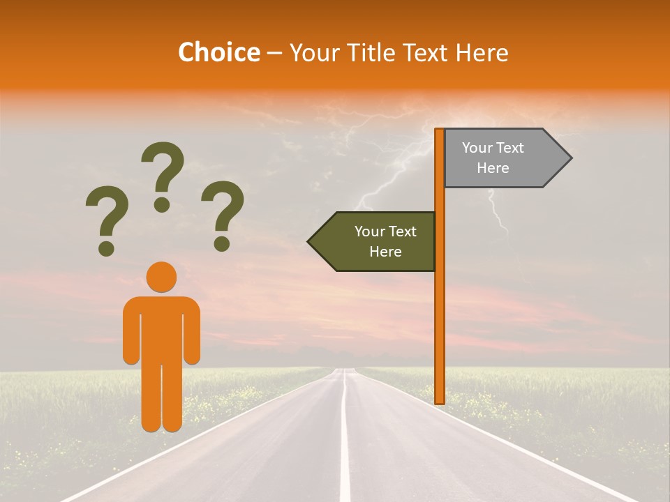 Asphalt Auto Environment PowerPoint Template