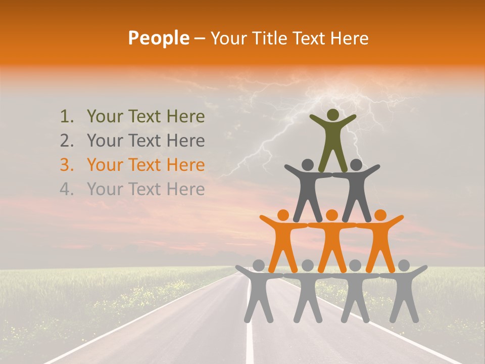 Asphalt Auto Environment PowerPoint Template