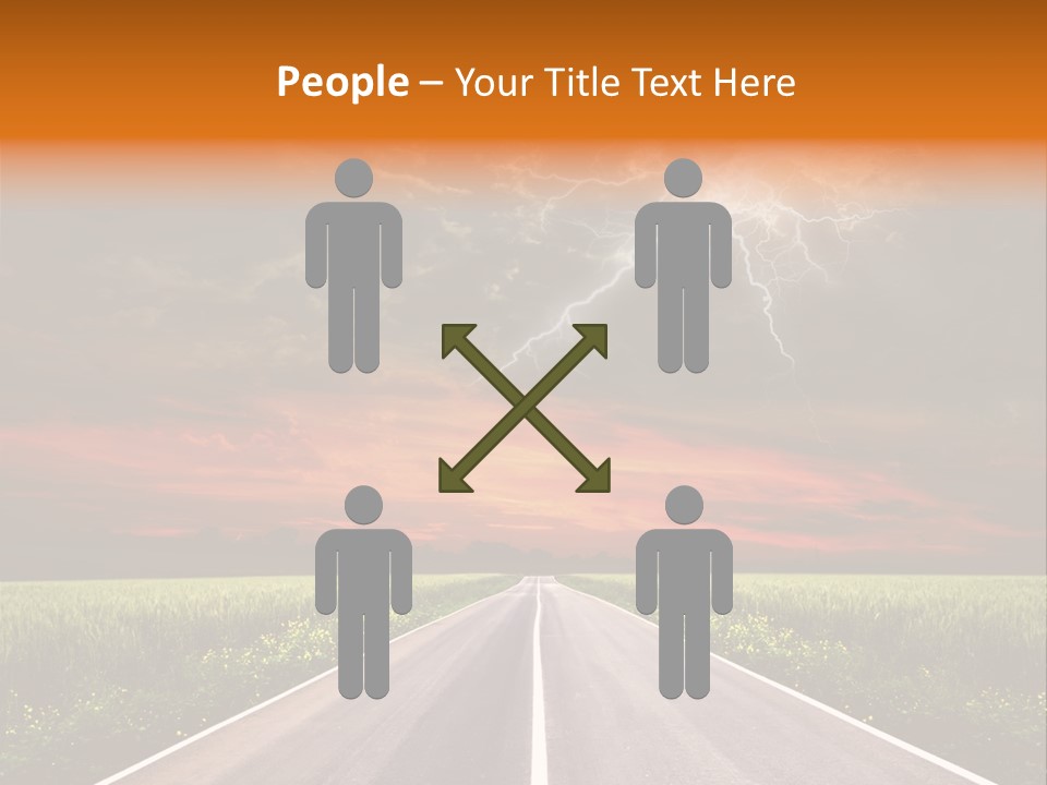 Asphalt Auto Environment PowerPoint Template