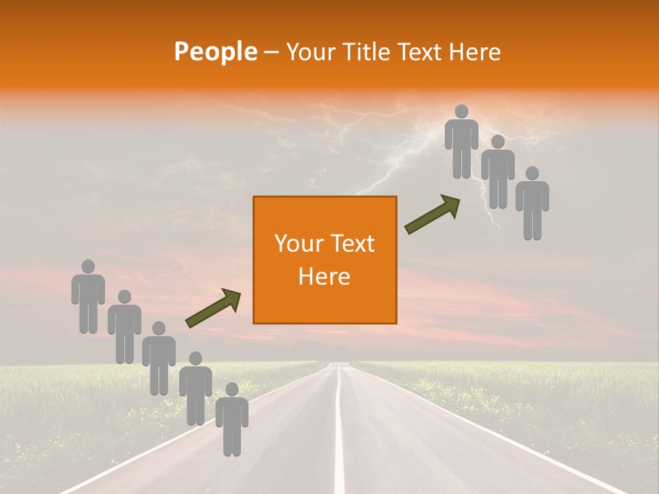 Asphalt Auto Environment PowerPoint Template