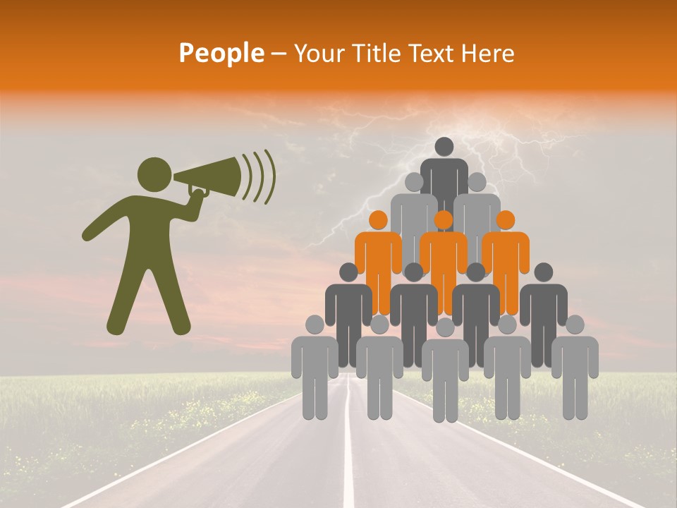 Asphalt Auto Environment PowerPoint Template