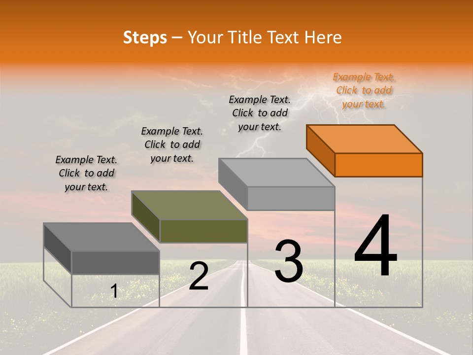 Asphalt Auto Environment PowerPoint Template