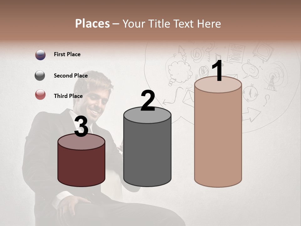 Sms Success Smile PowerPoint Template